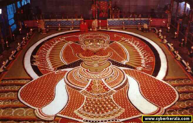Bhadrakali Kalam with 32 hands